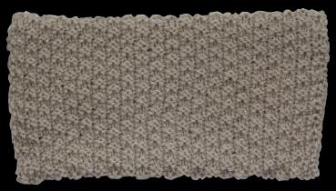 Hand knitted clutch / Evening bag in beige